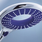 Rainshower Icon 150 Душевая головка для смесителя цвет хром / синий Grohe 27449000 Rainshower Icon 150 Душевая головка для смесителя цвет хром / синий Grohe 27449000