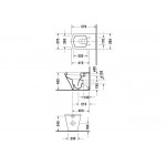 DuraStyle Унитаз напольный приставной Duravit 2150090000