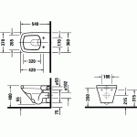 DuraStyle Унитаз подвесной Duravit 2536090000 DuraStyle Унитаз подвесной Duravit 2536090000