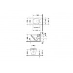 DuraStyle Унитаз подвесной Duravit 2538090000 DuraStyle Унитаз подвесной Duravit 2538090000