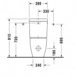 Happy D.2 Бачок для унитаза Duravit 0934000005 Happy D.2 Бачок для унитаза Duravit 0934000005