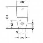 Happy D.2 Бачок для унитаза Duravit 0934100005