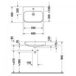 Happy D.2 Раковина Duravit 2315600060 Happy D.2 Раковина Duravit 2315600060