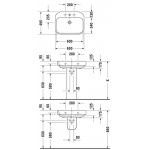 Happy D.2 Раковина Duravit 2316650030 Happy D.2 Раковина Duravit 2316650030