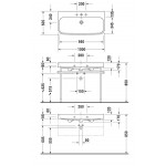 Happy D.2 Раковина Duravit 2318100030 Happy D.2 Раковина Duravit 2318100030