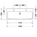 Happy D.2 Раковина Duravit 2318120024 Happy D.2 Раковина Duravit 2318120024