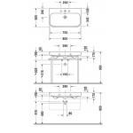 Happy D.2 Раковина Duravit 2318800000 Happy D.2 Раковина Duravit 2318800000