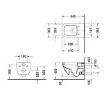 Happy D.2 Унітаз підвісний Duravit 2221090000 Happy D.2 Унітаз підвісний Duravit 2221090000