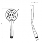 Ручной душ Gessi 38741 031 Ручной душ Gessi 38741 031