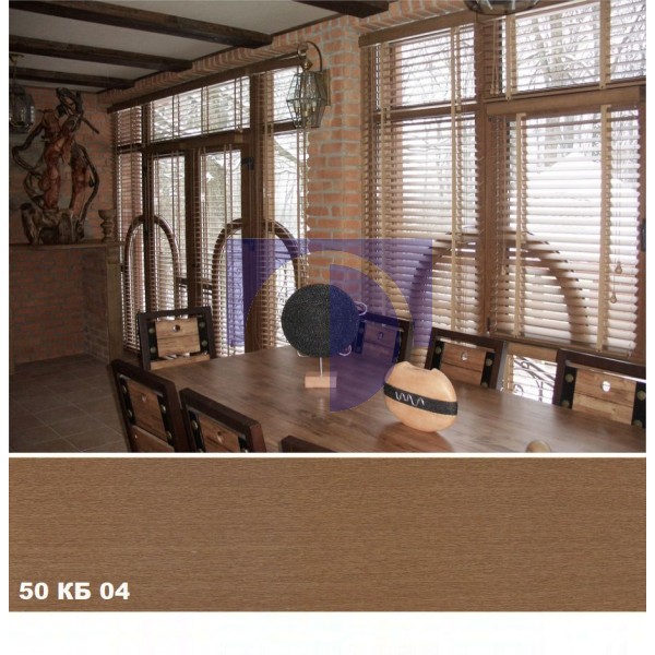 Лесной орех Деревянные жалюзи Basswood 50 мм Лесной орех Деревянные жалюзи Basswood 50 мм