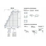 Шторы-плиссе натяжные трапеции VS 8 Шторы-плиссе натяжные трапеции VS 8