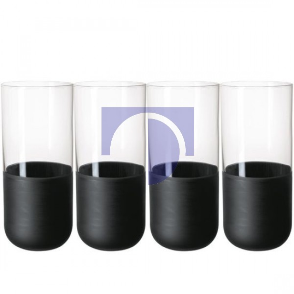 Набор из 4 стаканов 0,30 л Manufacture Rock Villeroy & Boch Набор из 4 стаканов 0,30 л Manufacture Rock Villeroy & Boch