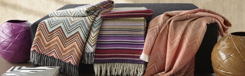 Уютные пледы от Missoni Home для вашего дома